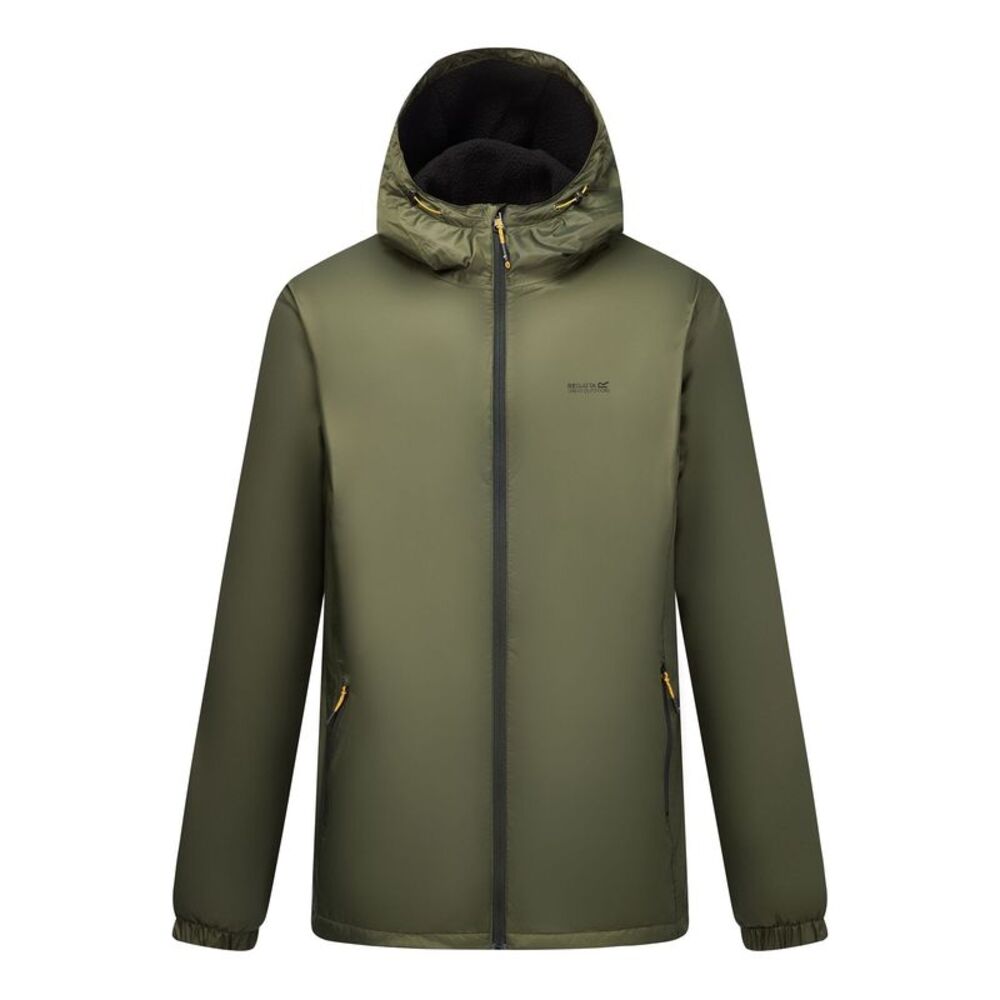 Regatta Mens Kybre Fleece Lined Jacket / Dark Khaki